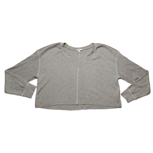 bp Tops - NWOT BP Top Size XL Grey Thermal Waffle